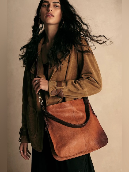 Free People Handbags - We The Free Saratoga Leather Satchel